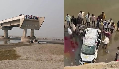 உ.பி., பாலத்தில் கூகுள் மேப் உதவியுடன் சென்றபோது ஆற்றில் கார் விழுந்து 3 பேர் உயிரிழப்பு