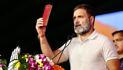 அரசியலமைப்பை பாதுகாப்போம் பிரச்சாரம்: ராகுல் காந்தி தொடங்கினார்