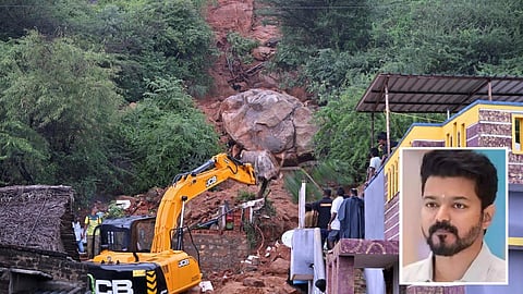 “நெஞ்சைப் பதற வைக்கிறது” - தி.மலை மண் சரிவு குறித்து விஜய் அறிக்கை