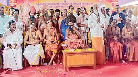 அடுத்த முறையும் மத்தியில் மோடி ஆட்சி, தமிழகத்தில் திமுக ஆட்சி தொடர வேண்டும்: மதுரை ஆதீனகர்த்தர்