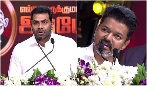 “திருமாவளவன் போல் ஆதவ் அர்ஜுனாவிடம் விஜய் ஏமாறக் கூடாது” - தமிழக பாஜக எச்சரிக்கை