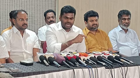 “திருமாவளவன், ஆதவ் அர்ஜுனா நாடகம் நடத்துகிறார்களா?” - அண்ணாமலை கேள்வி