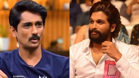 “ஜேசிபி நிறுத்தினாலும்கூட கூட்டம் கூடும்...” - ‘புஷ்பா 2’  குறித்து சித்தார்த் கருத்து