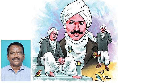 உள் படம்:  ஓய்வு பெற்ற காவல் துறை தலைவர் எம்.எஸ்.முத்துசாமி.