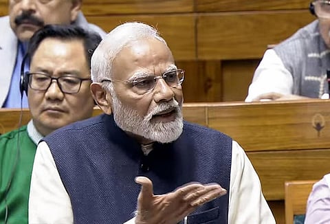 அம்பேத்கருக்கு எதிராக காங். செய்த தீங்குகள் பற்றி பட்டியல் - அமித் ஷாவுக்கு ஆதரவாக களமிறங்கிய மோடி