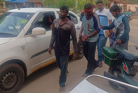 இலங்கை கடற்கொள்ளையர்களால் தாக்குதலுக்கு உள்ளான நாகை மீனவர்கள் 