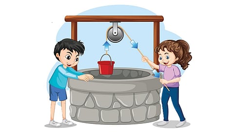 நியூட்டனின் விதிகளும் கிணற்றின் ஆழமும்