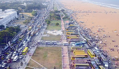 மெரினா, பெசன்ட் நகர் கடற்கரை வாகன நிறுத்தங்களில் விரைவில் வருகிறது ஃபாஸ்ட் டேக் கட்டண வசூல்!