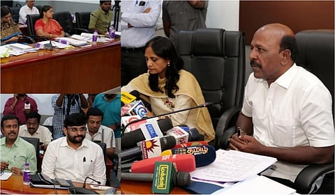 சென்னை தலைமைச் செயலகத்தில் நடந்த ஆலோசனைக் கூட்டம்