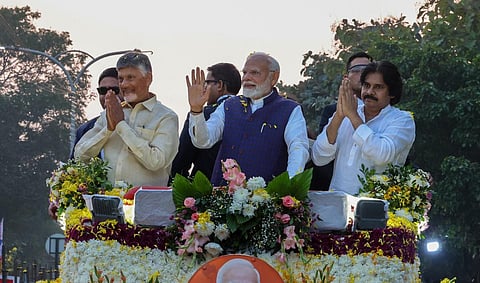 விசாகப்பட்டினத்தில் ரூ.2 லட்சம் கோடியில் நலத்திட்டம்: பிரதமர் நரேந்திர மோடி அடிக்கல்