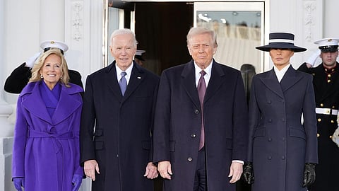 ஜோ பைடனுடன் டொனால்ட் ட்ரம்ப்