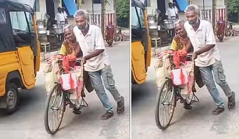 சைக்கிளில் தாயின் உடலை எடுத்துச் சென்ற மகன் - நெல்லை மாவட்ட நிர்வாகம் சொல்வது என்ன?