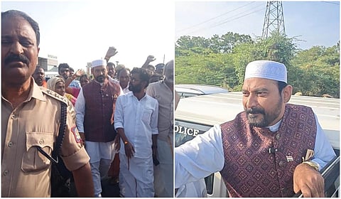 திருப்பரங்குன்றம் மலை தர்காவுக்கு செல்ல முயன்ற பாஜக நிர்வாகி வேலூர் இப்ராஹிம், மனைவி கைது