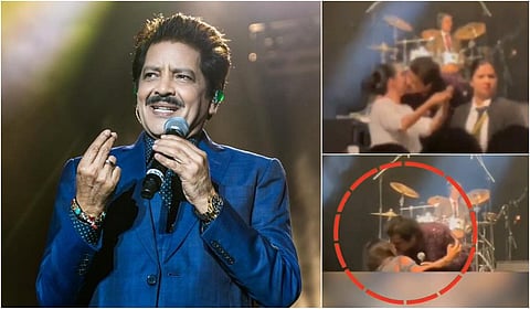 மேடையில் ரசிகைகளுக்கு ‘முத்தம்’ - சர்ச்சையில் உதித் நாராயணன்