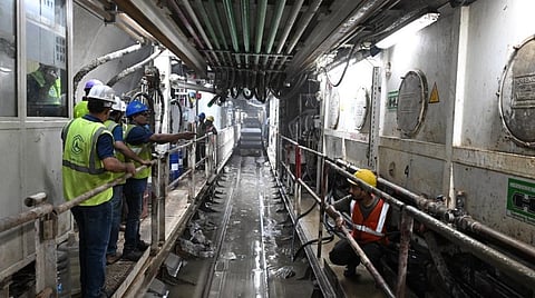 பசுமைவழிச்சாலை - அடையாறு சந்திப்பு வரை 2-வது சுரங்கப்பாதை பணி விரைவில் நிறைவு: அதிகாரிகள் தகவல்