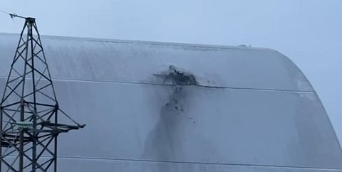 செர்னோபில் அணுஉலை மீது ரஷ்யா ட்ரோன் தாக்குதல்: உக்ரைன் அதிபர் குற்றச்சாட்டு