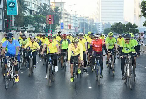 ஆரோக்கியமாக இருக்க சைக்கிள் ஓட்டுங்கள்: மத்திய அமைச்சர் வலியுறுத்தல்