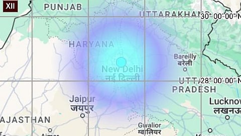 டெல்லியில் வலுவான நில அதிர்வு: ரிக்டரில் 4.0 ஆக பதிவு