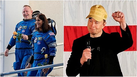 புட்ச் வில்மோர், சுனிதா வில்லியம்ஸ் மற்றும் எலான் மஸ்க்