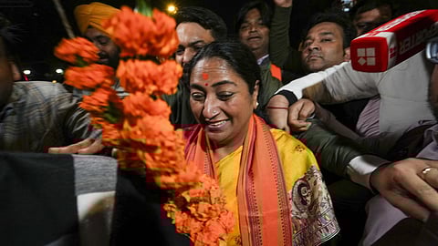 டெல்லி முதல்வராக தேர்வாகியுள்ள ரேகா குப்தா