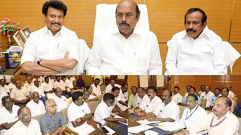 அரசு ஊழியர், ஆசிரியர் சங்கங்களுடன் அமைச்சர்கள் குழு இன்று பேச்சுவார்த்தை