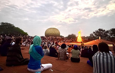 ஆரோவில் உதய தினம்: மாத்ரி மந்திரில் கூட்டு தியான நிகழ்வு