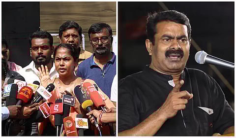 “நீலாங்கரை போலீஸாரின் ஈகோதான் அனைத்துக்கும் காரணம்” - சீமான் மனைவி கயல்விழி குற்றச்சாட்டு