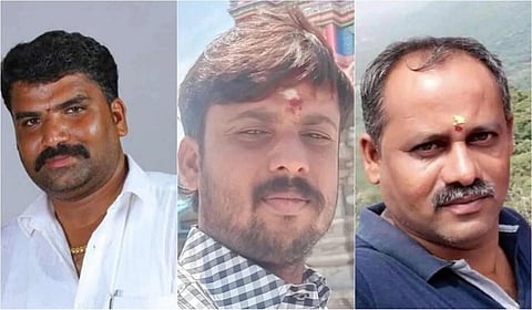 தருமபுரி மாவட்டம் பாலக்கோடு அருகே நிகழ்ந்த சாலை விபத்தில் 3 பேர் உயிரிழந்தனர்