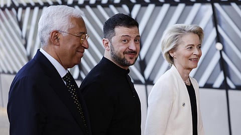 உக்ரைனுக்கான நிதி உதவி - ஐரோப்பிய ஒன்றிய தலைவர்கள் அவசர ஆலோசனை