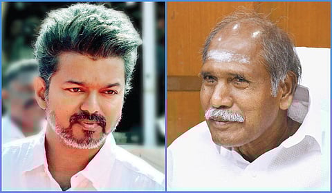 விஜய்யுடன் கைகோக்க தயாராகிறாரா ரங்கசாமி? - கலக்கத்தில் புதுச்சேரி பாஜக வட்டாரம்!