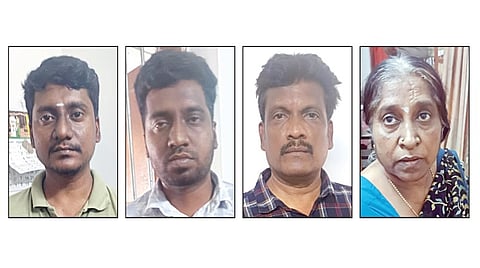 ஹரி கிருஷ்ணன், செந்தில் குமாரவேலு, முருகன், கலாவதி.