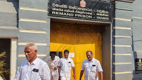 வவுனியா சிறையில் தமிழக மீனவர்களை சந்தித்து விட்டு திரும்பும் ராமேசுவரம் மீனவ பிரதிநிதிகள்.