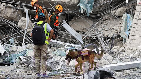 தாய்லாந்தில் கட்டிய 30 மாடி கட்டிடம் தரைமட்டம்: சீன கட்டுமான நிறுவனத்தின் 5 பேர் கைது