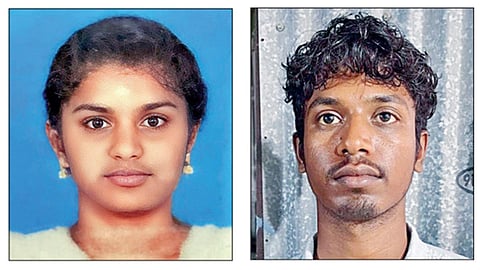 கொலை செய்யப்பட்ட வித்யா, கைது செய்யப்பட்ட சரவணன்