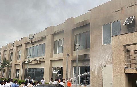 ஆந்திர தலைமை செயலகத்தில் தீ விபத்து: விசாரணை நடத்த முதல்வர் உத்தரவு