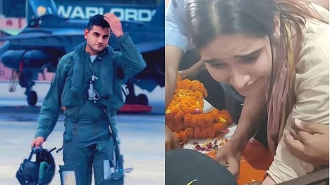 “பேபி, நீங்கள் செய்த சத்தியம்...” - விமானப் படை பைலட் உடலை பார்த்து கதறி அழுத நிச்சயிக்கப்பட்ட பெண்