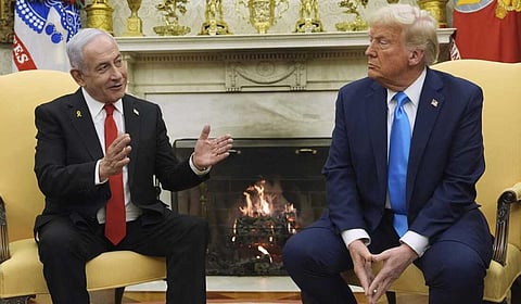 அமெரிக்க அதிபர் ட்ரம்ப் உடன் இஸ்ரேல் பிரதமர் நெதன்யாகு சந்திப்பு: வரிகளை குறைக்க கோரிக்கை