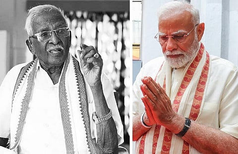 ‘தமிழக முன்னேற்றத்துக்கு உழைத்தமைக்காக போற்றப்படுவார்’ - குமரி அனந்தனுக்கு பிரதமர் புகழஞ்சலி