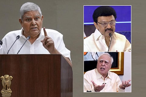 உச்ச நீதிமன்றம் குறித்த ஜெகதீப் தன்கர் கருத்து: ஸ்டாலின் முதல் கபில் சிபல் வரை ரியாக்‌ஷன் என்ன?