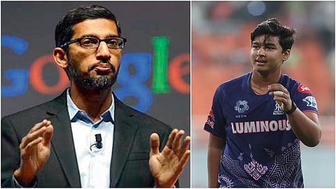 ‘8-ம் வகுப்பு பயில்பவரின் ஆட்டத்தை பார்க்க விழித்தெழுந்தேன்’ - வைபவை பாராட்டிய சுந்தர் பிச்சை!