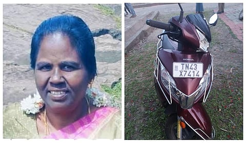 ஊட்டி அருகே ஸ்கூட்டரை தட்டிவிட்டு யானை தாக்கியதில் பெண் உயிரிழப்பு