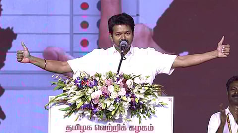 ''நமது ஆட்சி சிறுவாணி தண்ணீரை போல சுத்தமானதாக இருக்கும்; ஊழல் இருக்காது'' - கோவையில் விஜய் பேச்சு