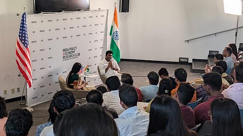 அமெரிக்காவில் தமிழக மாணவர்களுடன் அண்ணாமலை கலந்துரையாடல்