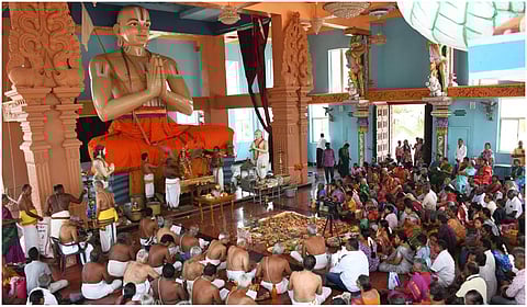 ராமானுஜரின் 1008-வது அவதார ஜெயந்தி: சேலம் மணிமண்டபத்தில் சிறப்பு பூஜை