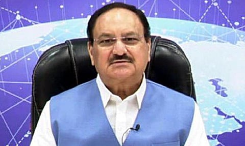 ஜே.பி.நட்டா பயணித்த கார் திடீர் பழுது: பின்னால் வந்த வாகனங்கள் மோதிக் கொண்டதால் பரபரப்பு