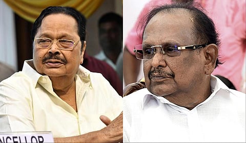 அமைச்சர்கள் துரைமுருகன் மற்றும் ரகுபதி | கோப்புப்படம்