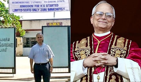 கடந்த 2006-ம் பொள்ளாச்சி பகுதியில் உள்ள தனியார் பள்ளிக்கு வருகை தந்திருந்த புதிதாக தேர்ந்தெடுக்கப்பட்ட போப் 14-ம் லியோ