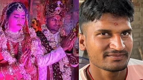 மணமான மறுநாளே எல்லைக்கு கிளம்பிய ராணுவ வீரர்: பெருமிதத்துடன் வழியனுப்பிய மணப்பெண்