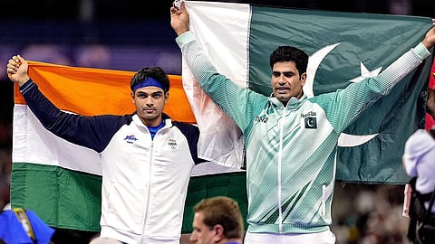 நீரஜ் சோப்ரா மற்றும் அர்ஷத் நதீம் | கோப்புப்படம்