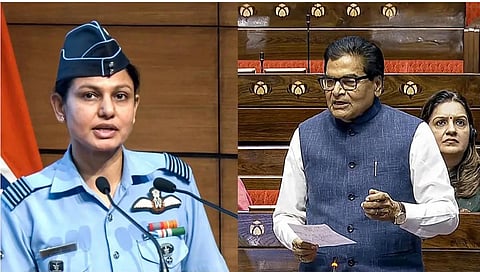 விங் கமாண்டர் வியோமிகா சிங்கின் சாதி குறித்த பேச்சு: சமாஜ்வாதி எம்.பி.யால் மீண்டும் சர்ச்சை!